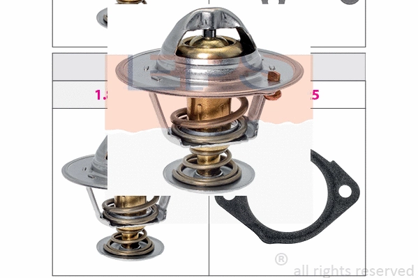 Thermostat, coolant (EPS-1880 870S)