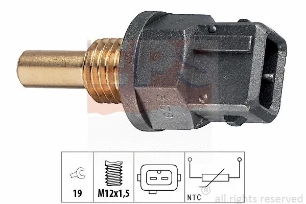 Sensor, coolant temperature