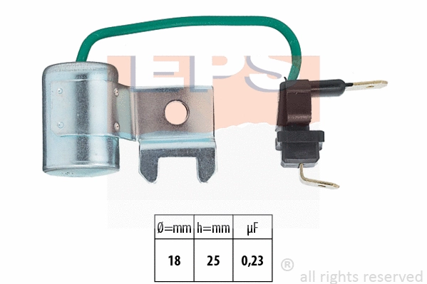 Capacitor, ignition system (EPS-1106 196)