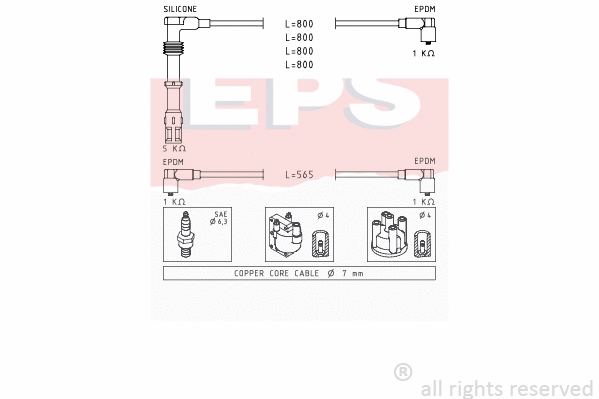 Ignition Cable Kit (EPS-1500 737)