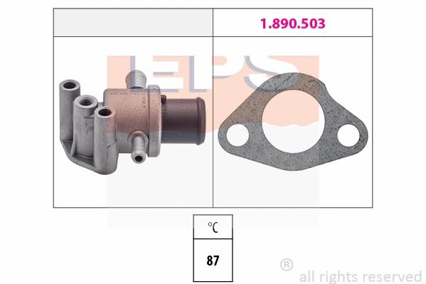 Thermostat, coolant (EPS-1880 109)