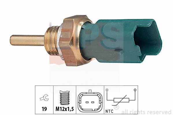 Sensor, coolant temperature