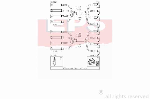 Ignition Cable Kit (EPS-1500 623)