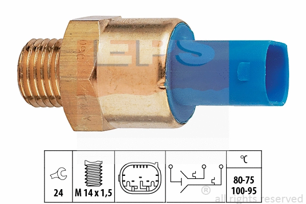 Temperature Switch, radiator fan (EPS-1850 694)