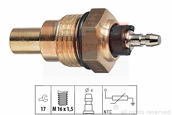 Sensor, coolant temperature (EPS-1830 009)