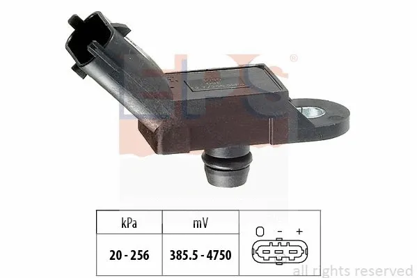 Sensor, exhaust pressure