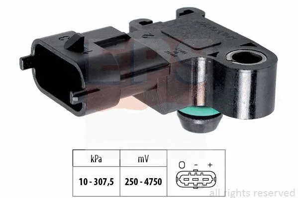 Sensor, boost pressure