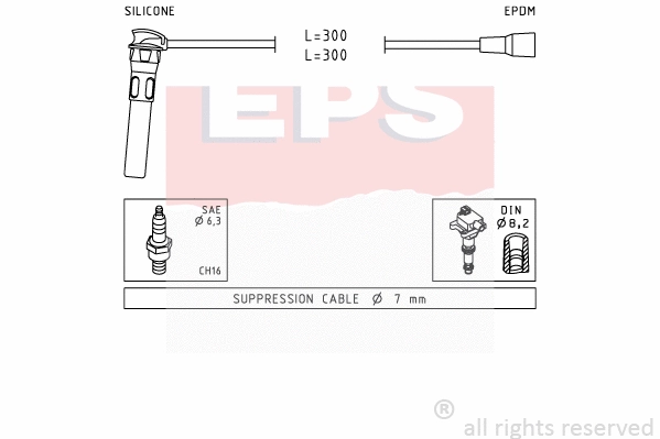 Ignition Cable Kit (EPS-1501 889)