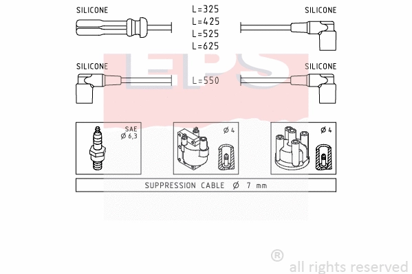 Ignition Cable Kit (EPS-1500 372)