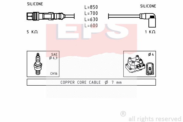 Ignition Cable Kit (EPS-1501 601)