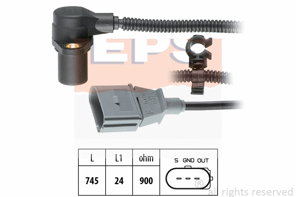 Sensor, crankshaft pulse (EPS-1953 267)