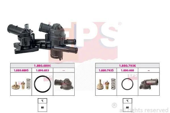 Thermostat, coolant (EPS-1879 959KK)