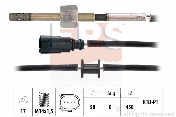 Sensor, exhaust gas temperature (EPS-1220 246)