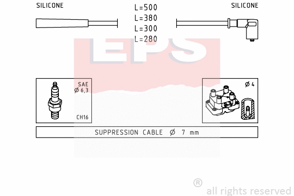 Ignition Cable Kit (EPS-1499 252)