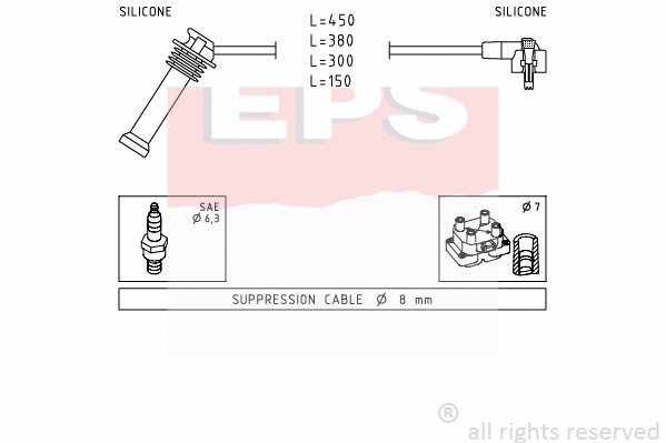Ignition Cable Kit (EPS-1501 630)