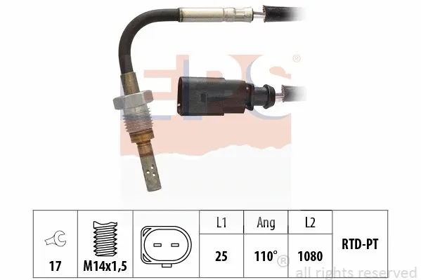 Sensor, exhaust gas temperature (EPS-1220 253)