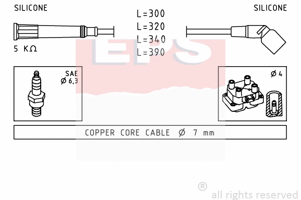 Ignition Cable Kit (EPS-1500 900)