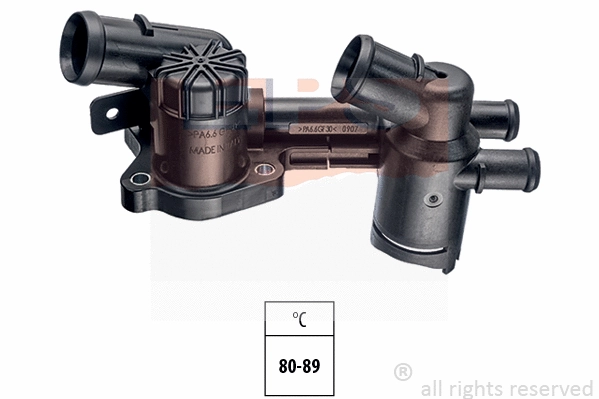 Thermostat, coolant (EPS-1880 773)