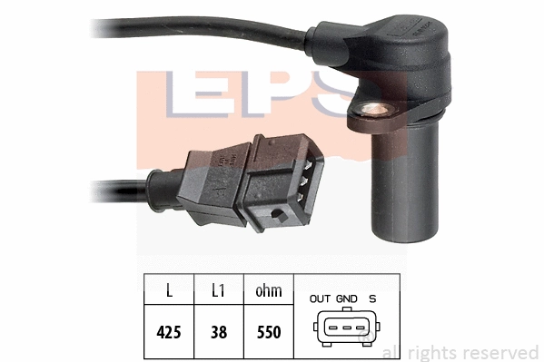 Sensor, crankshaft pulse (EPS-1953 271)