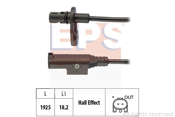 Sensor, wheel speed (EPS-1960 247)