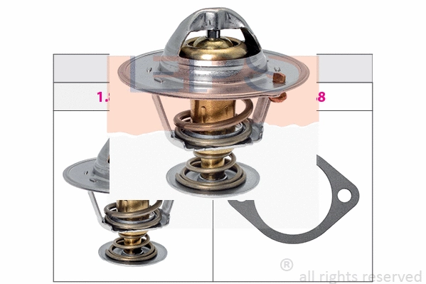 Thermostat, coolant (EPS-1880 837S)