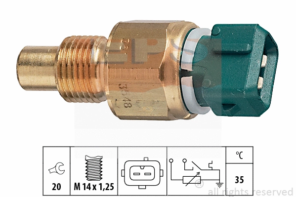 Sensor, coolant temperature (EPS-1830 548)