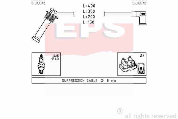Ignition Cable Kit (EPS-1499 242)