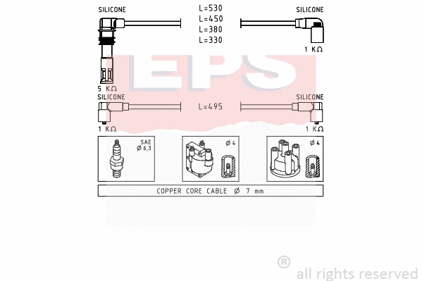 Ignition Cable Kit (EPS-1501 580)