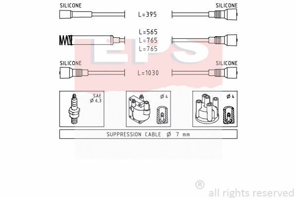 Ignition Cable Kit (EPS-1500 527)
