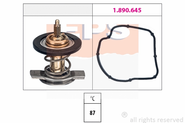 Thermostat, coolant (EPS-1880 595)