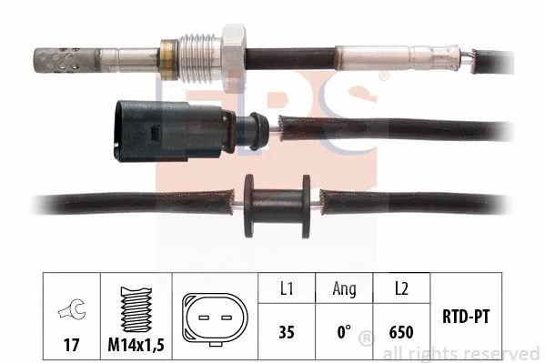 Sensor, exhaust gas temperature (EPS-1220 335)