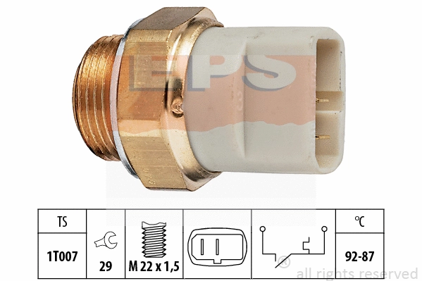 Temperature Switch, radiator fan (EPS-1850 049)