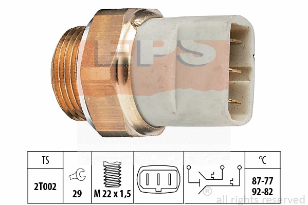 Temperature Switch, radiator fan (EPS-1850 626)
