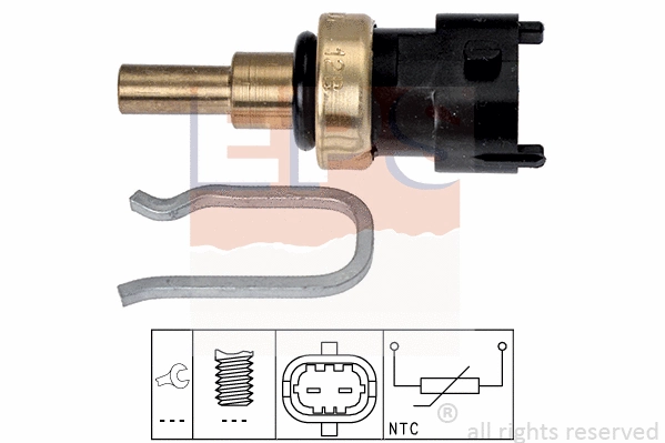 Sensor, coolant temperature (EPS-1830 395)