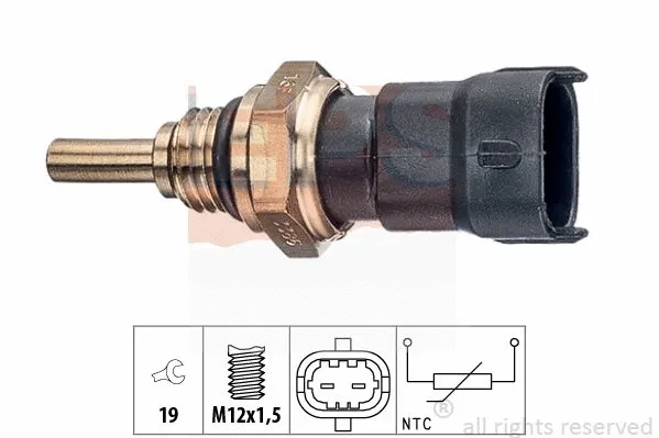 Sensor, coolant temperature