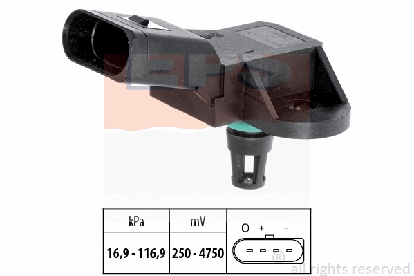 Pressure Sensor, brake booster (EPS-1993 226)