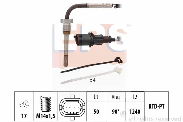 Sensor, exhaust gas temperature (EPS-1220 214)