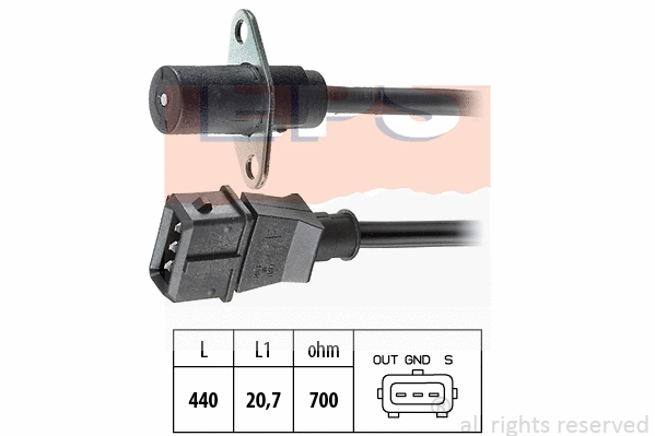 Sensor, crankshaft pulse (EPS-1953 022)