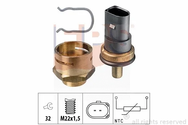 Sensor, coolant temperature