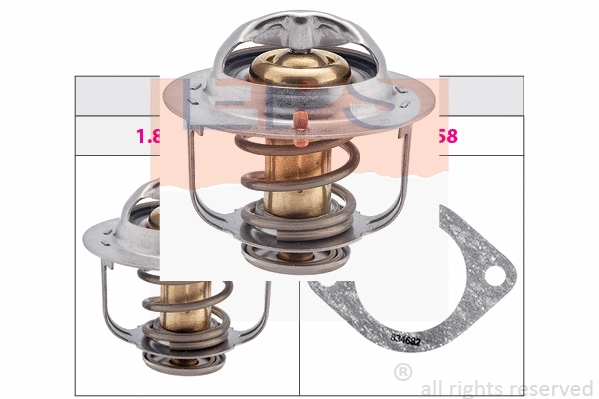 Thermostat, coolant (EPS-1880 224S)
