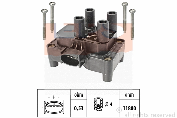 Ignition Coil (EPS-1970 532)