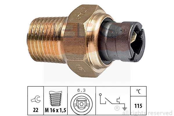 Temperature Switch, coolant warning lamp (EPS-1840 000)