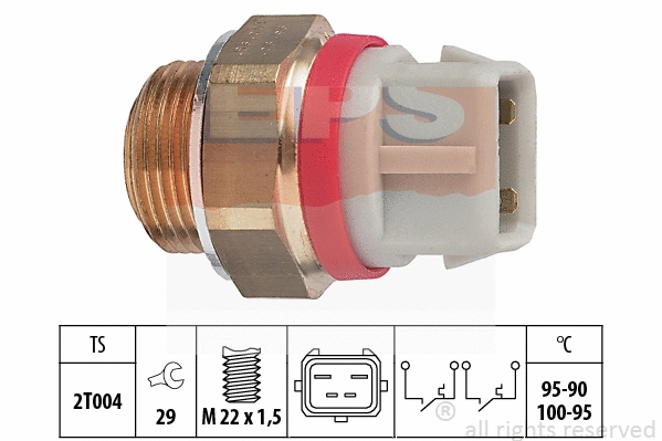 Temperature Switch, radiator fan (EPS-1850 682)