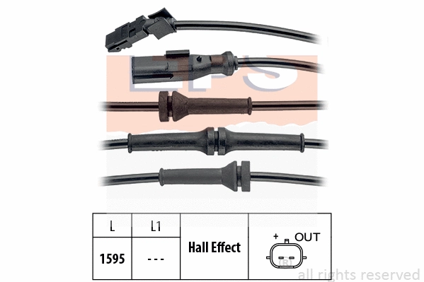Sensor, wheel speed (EPS-1960 145)