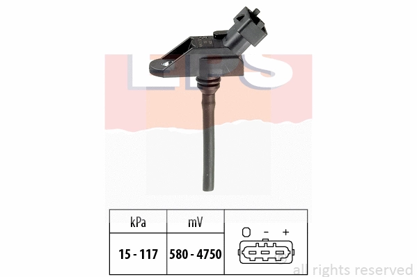 Air Pressure Sensor, altitude adaption (EPS-1993 054)