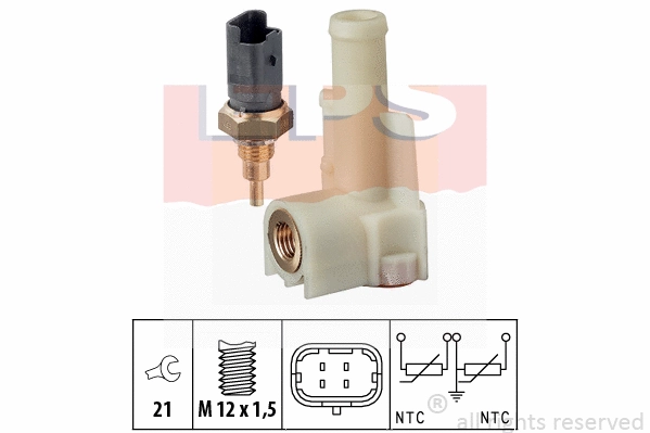 Sensor, coolant temperature (EPS-1830 286K)