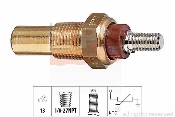 Sensor, coolant temperature