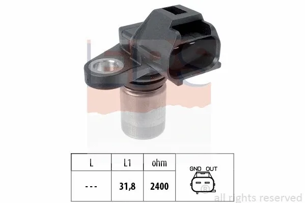 Sensor, crankshaft pulse