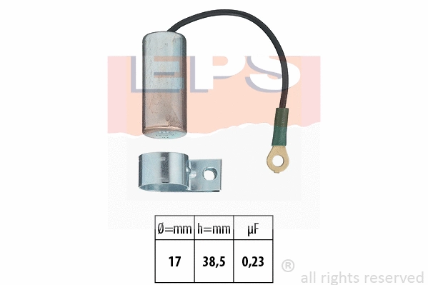 Capacitor, ignition system (EPS-1115 023)