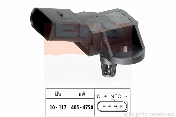 Sensor, exhaust pressure (EPS-1993 090)
